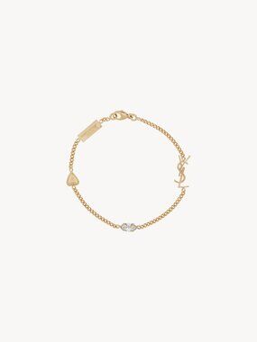 Saint Laurent Opyum Heart charm bracelet